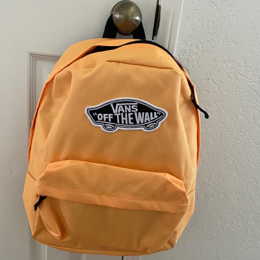 Vans yellow off the wall backpack